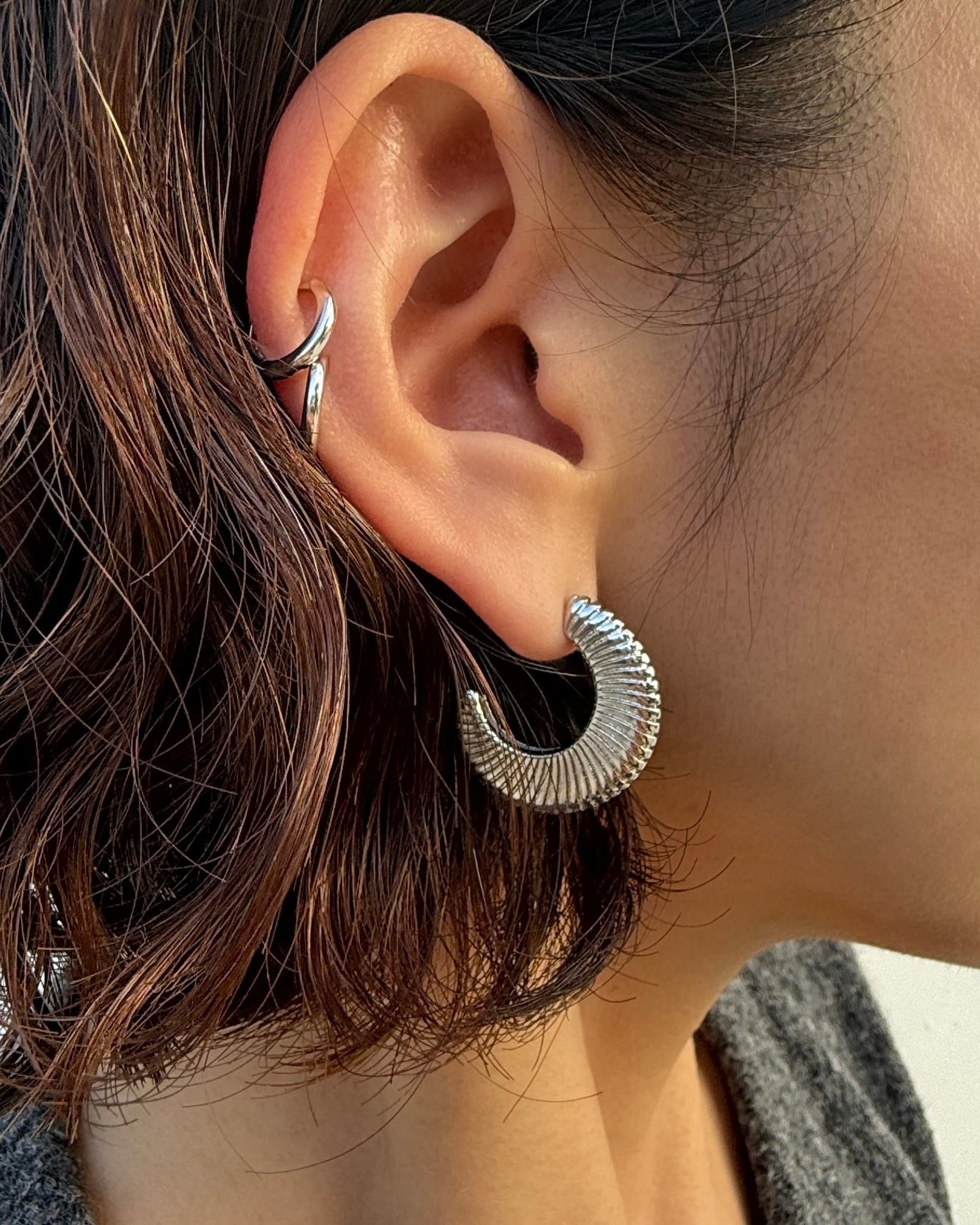 LE sensor earrings Stacy Hoop Earrings
