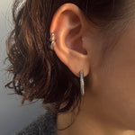 LE sensor earrings Stacy Hoop Earrings