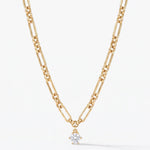 LE sensor necklace Sutton Solitaire CZ Necklace