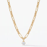 LE sensor necklace Sutton Solitaire CZ Necklace