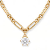 LE sensor necklace Sutton Solitaire CZ Necklace