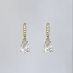 LE sensor earrings Alexis Teardrop Huggies