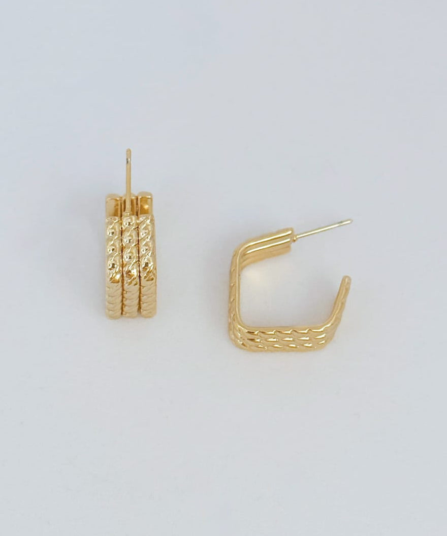 LE sensor earrings Effie Hoop Earrings