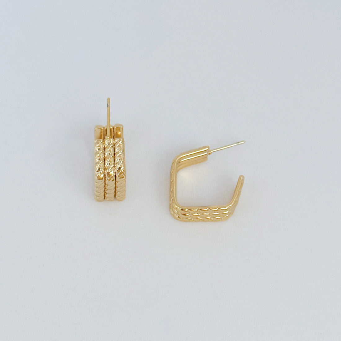 LE sensor earrings Effie Hoop Earrings
