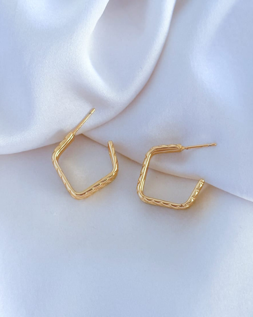 LE sensor earrings Effie Hoop Earrings