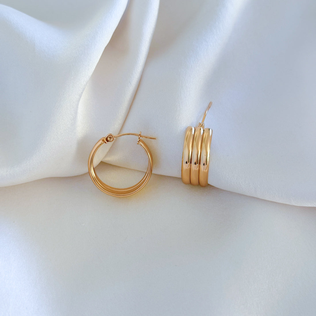 LE sensor earrings Mara Hoop Earrings