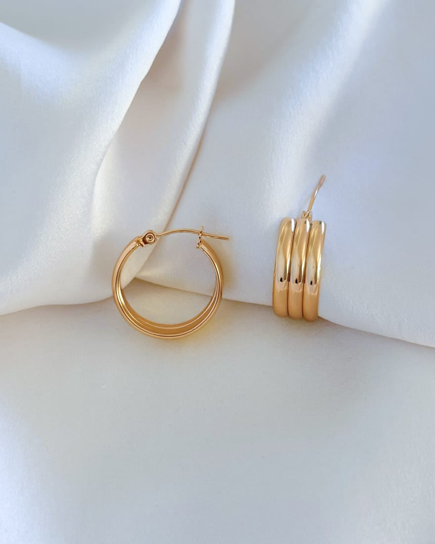 LE sensor earrings Mara Hoop Earrings