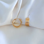 LE sensor earrings Mara Hoop Earrings