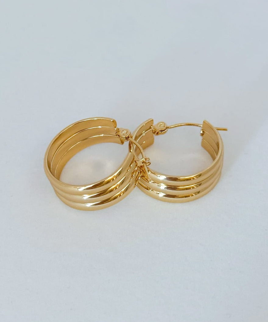LE sensor earrings Mara Hoop Earrings
