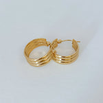 LE sensor earrings Mara Hoop Earrings