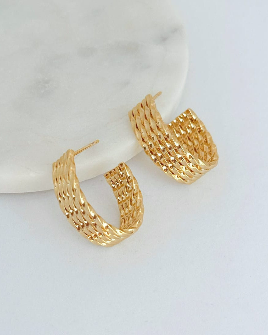 LE sensor earrings Presley Hoop Earrings