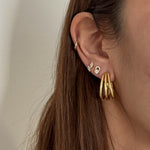LE sensor earrings Vera Hoop Earrings