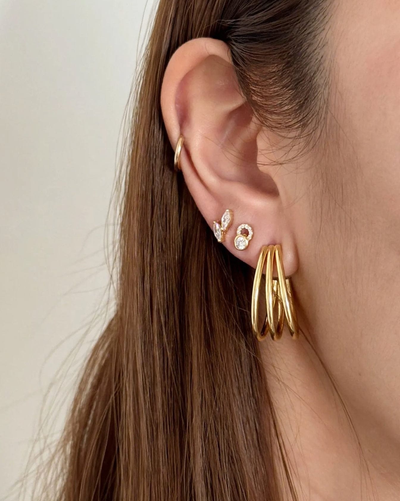 LE sensor earrings Vera Hoop Earrings