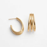 LE sensor earrings Vera Hoop Earrings