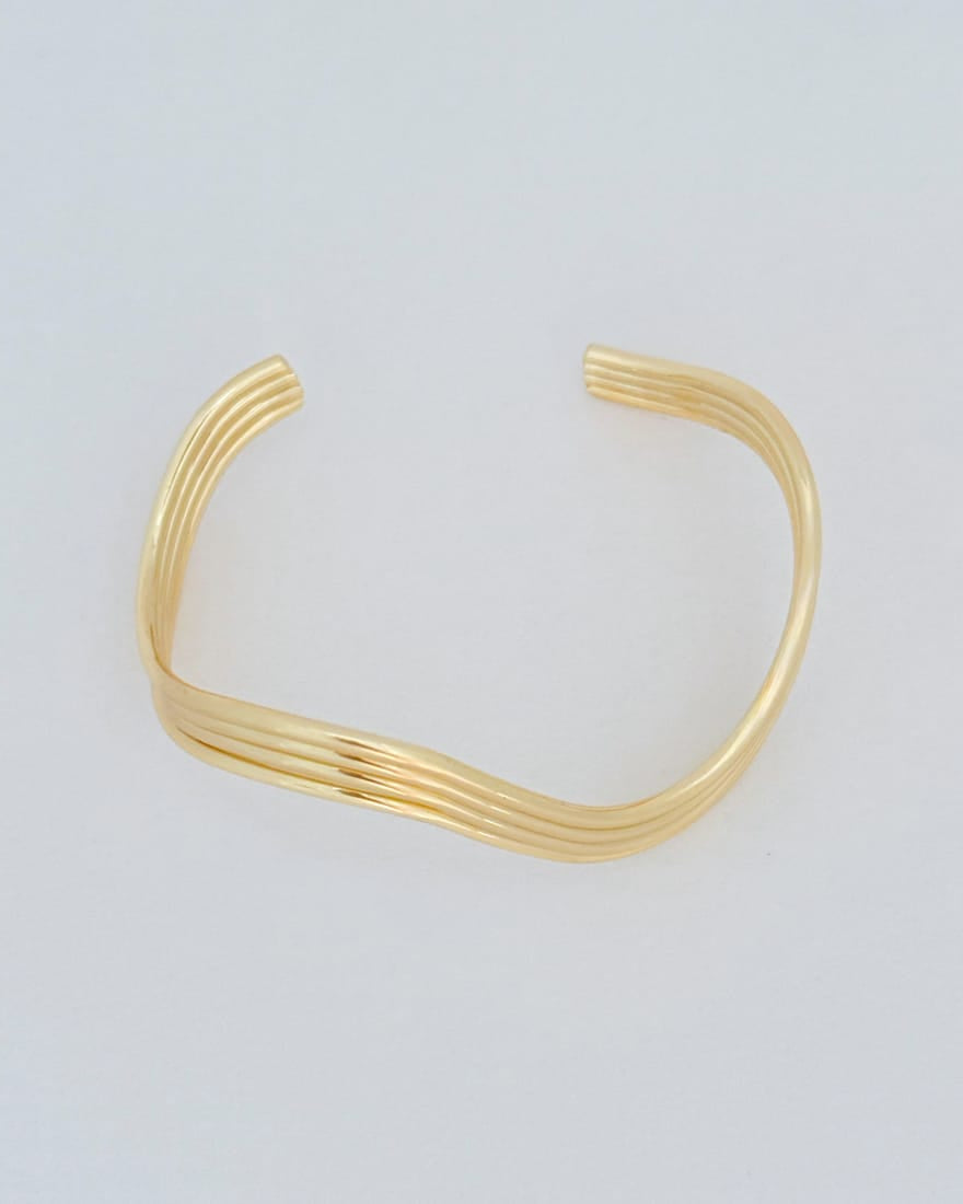 LE sensor Bracelet Eliza Wavy Cuff Bracelet