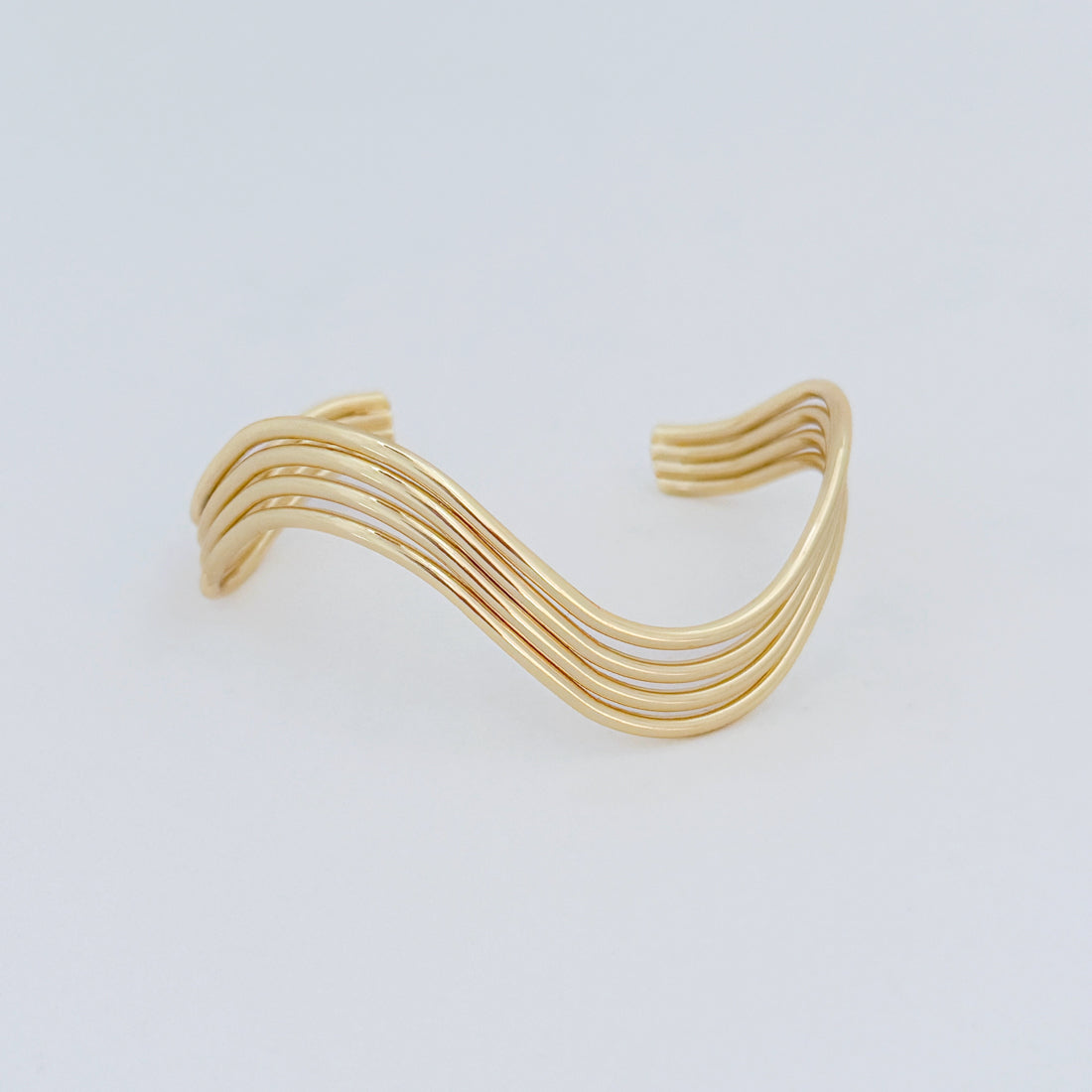 LE sensor Bracelet Eliza Wavy Cuff Bracelet