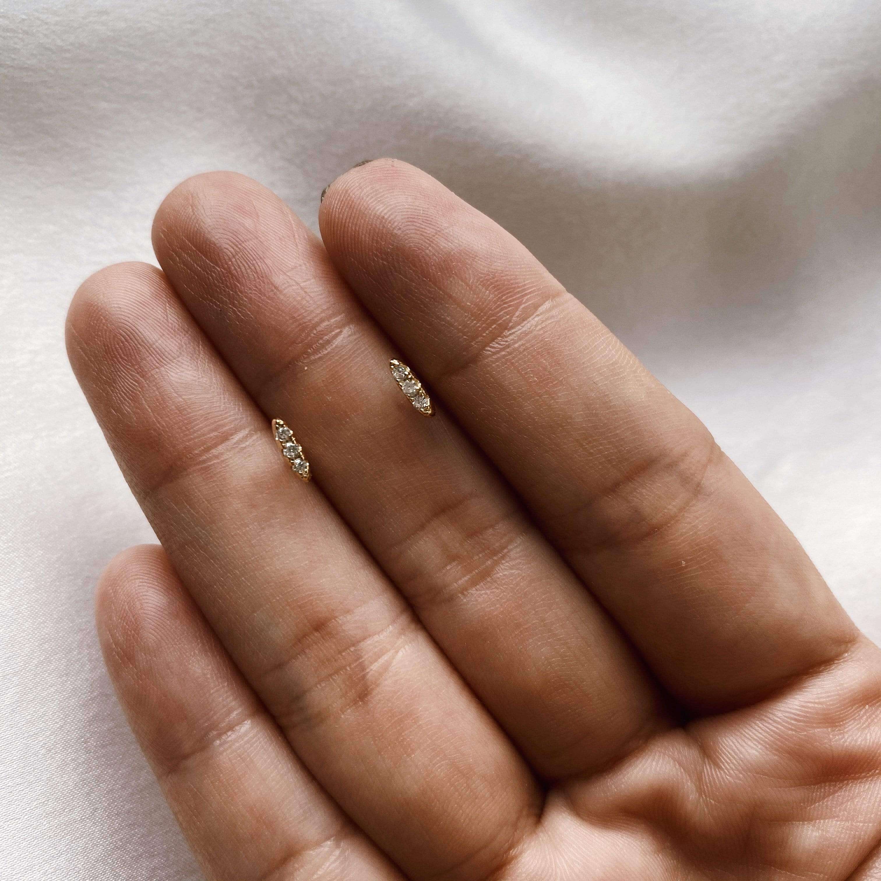 LE sensor earrings Averie Studs