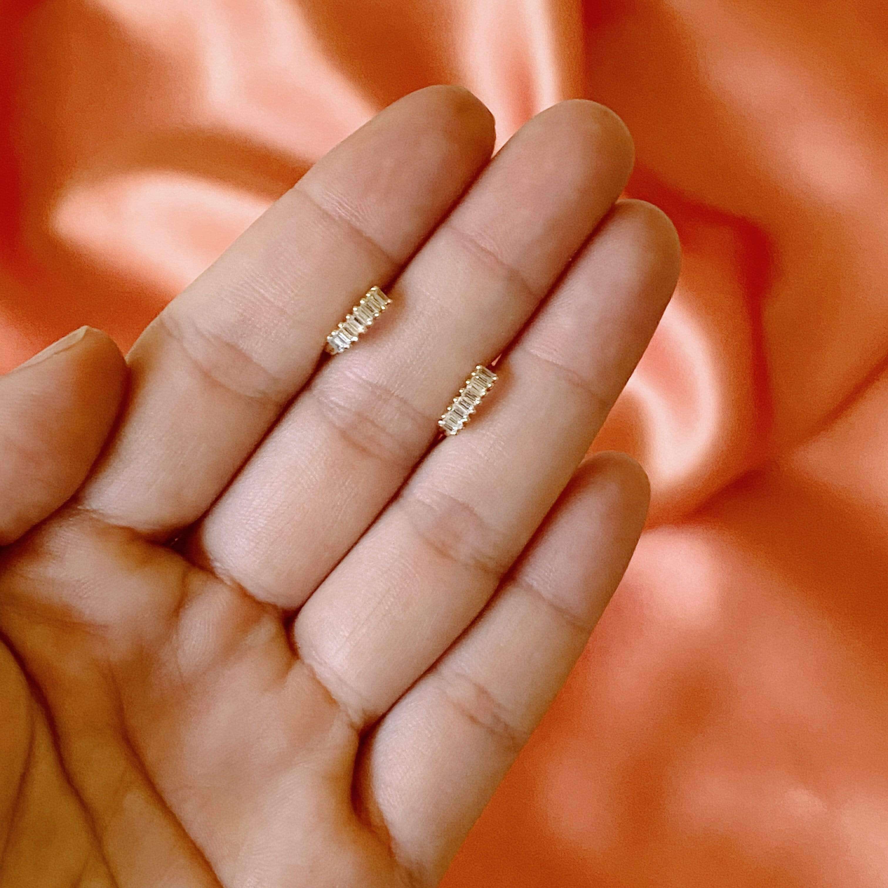 LE sensor earrings Brooke Mini Huggies