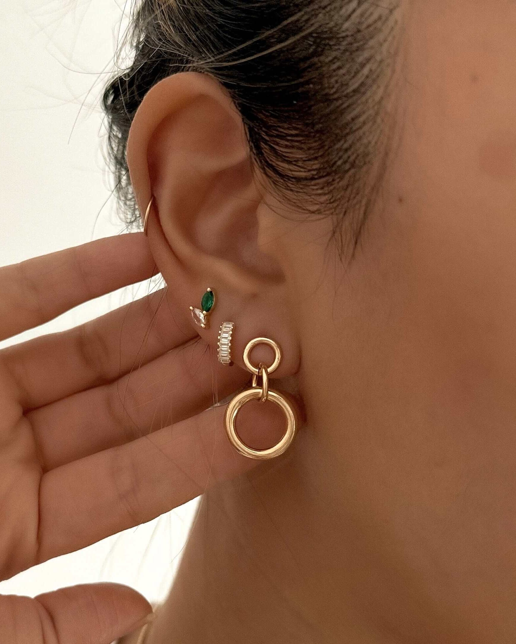 LE sensor earrings Brooke Mini Huggies
