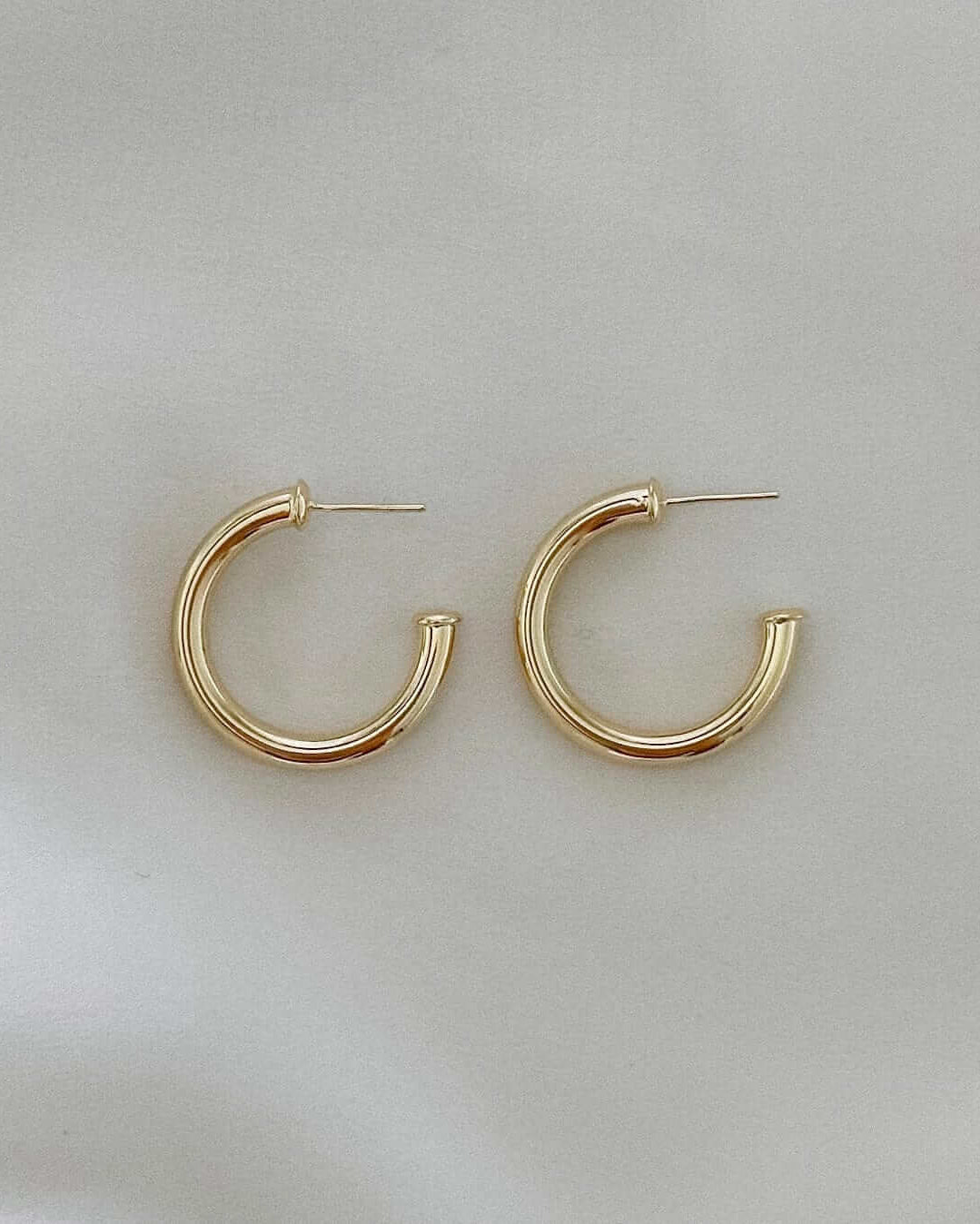 LE sensor earrings Capri Hoops