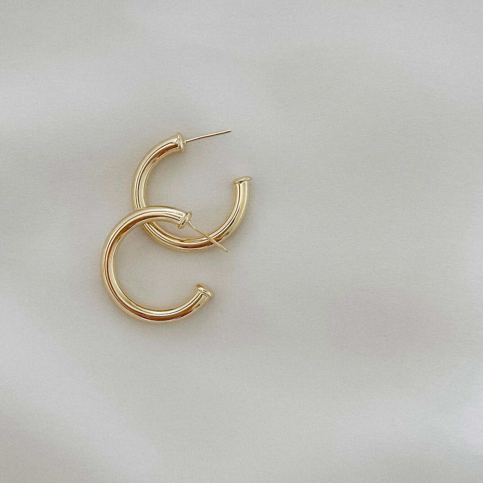 LE sensor earrings Capri Hoops