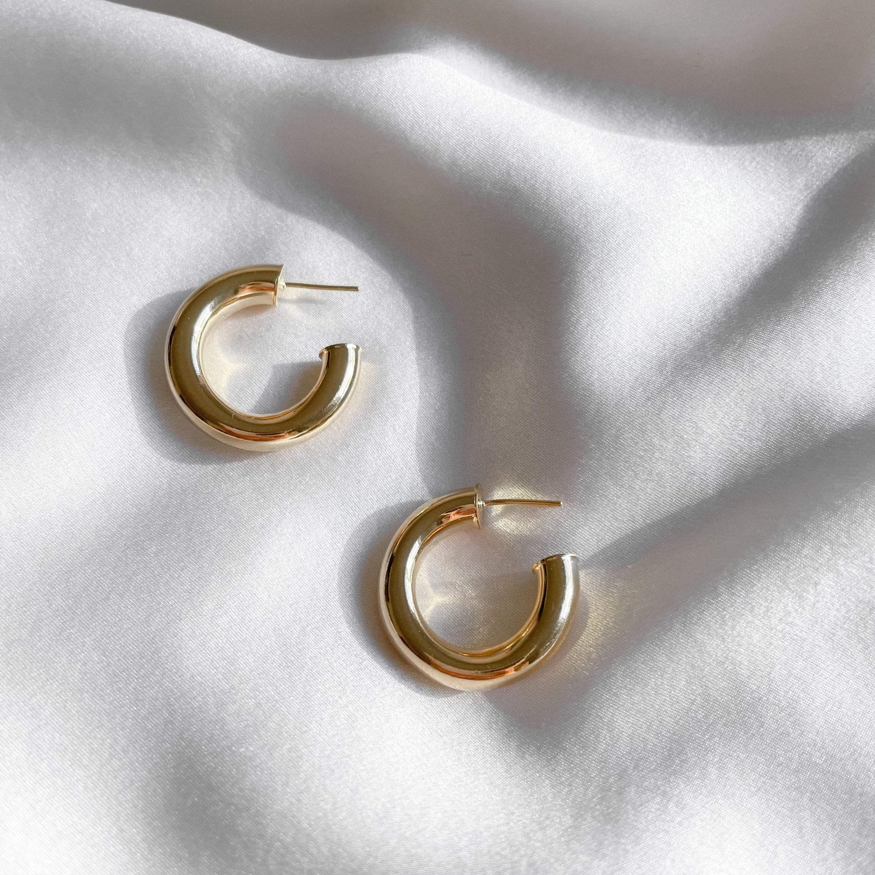 LE sensor earrings Elliot Chunky Hoops