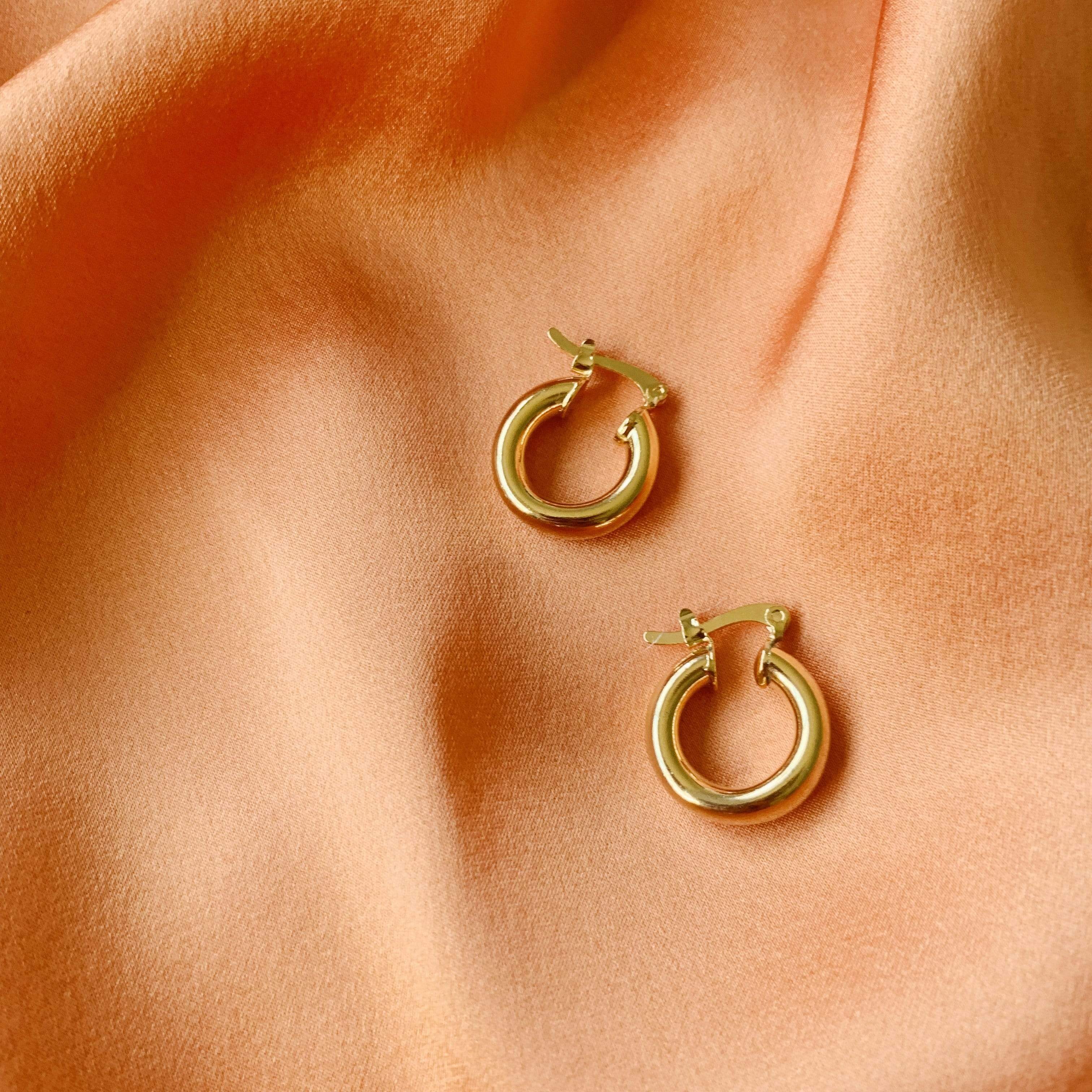 LE sensor earrings Hailey Hoops