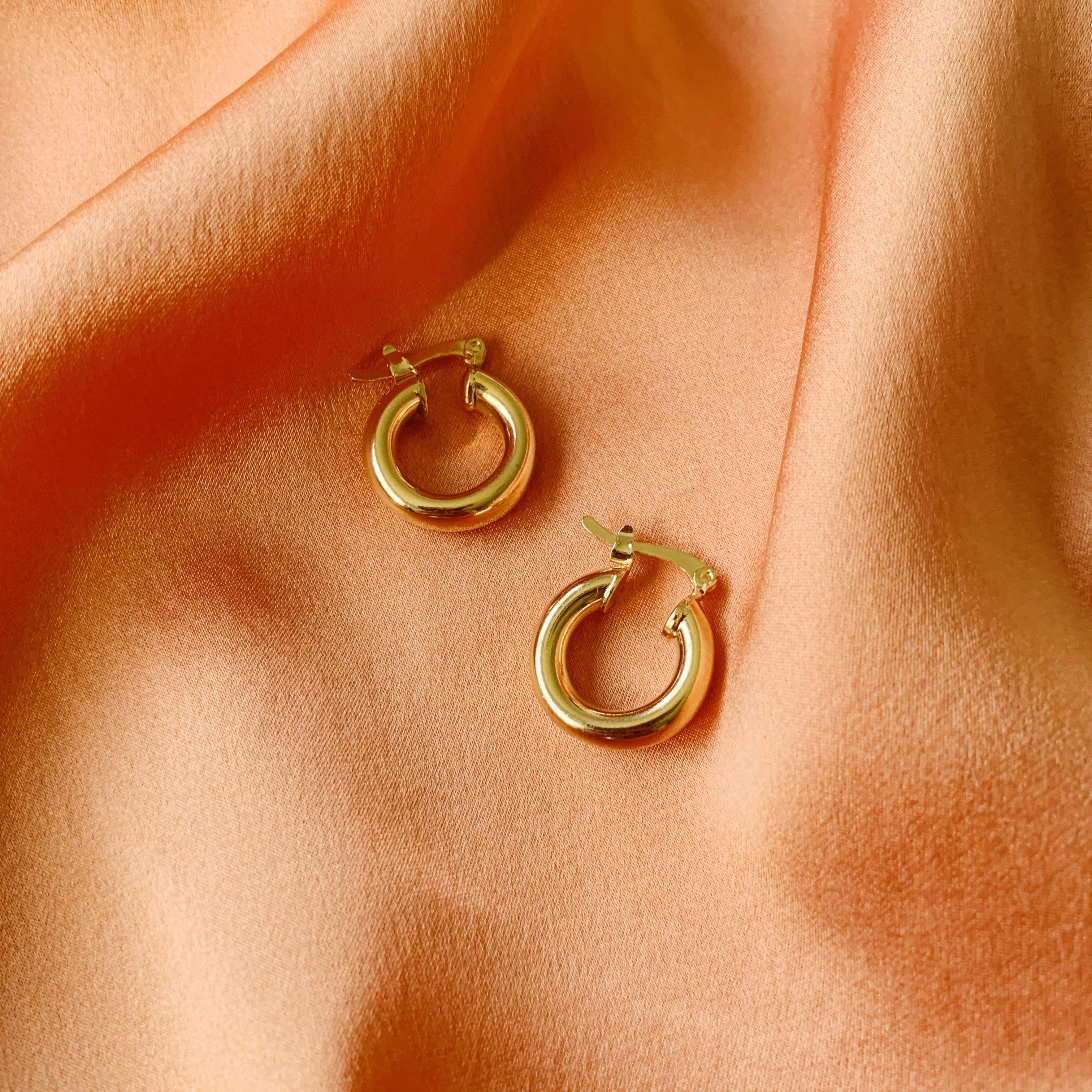 LE sensor earrings Hailey Hoops
