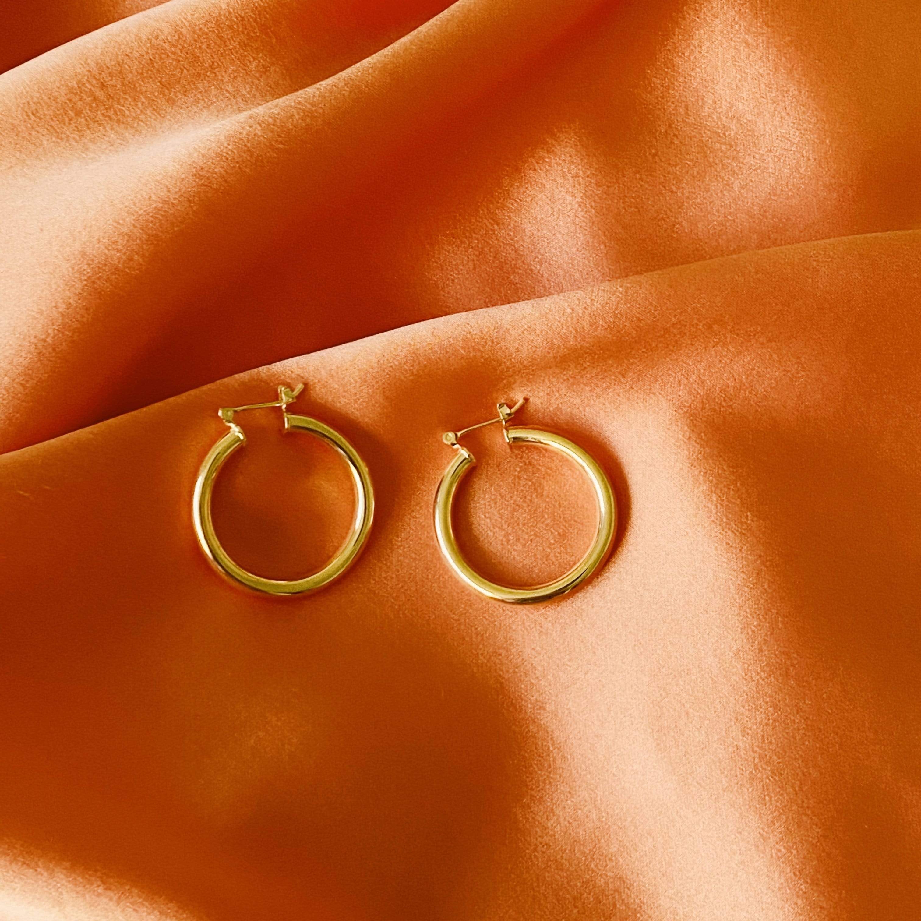 LE sensor earrings Jordan Hoops