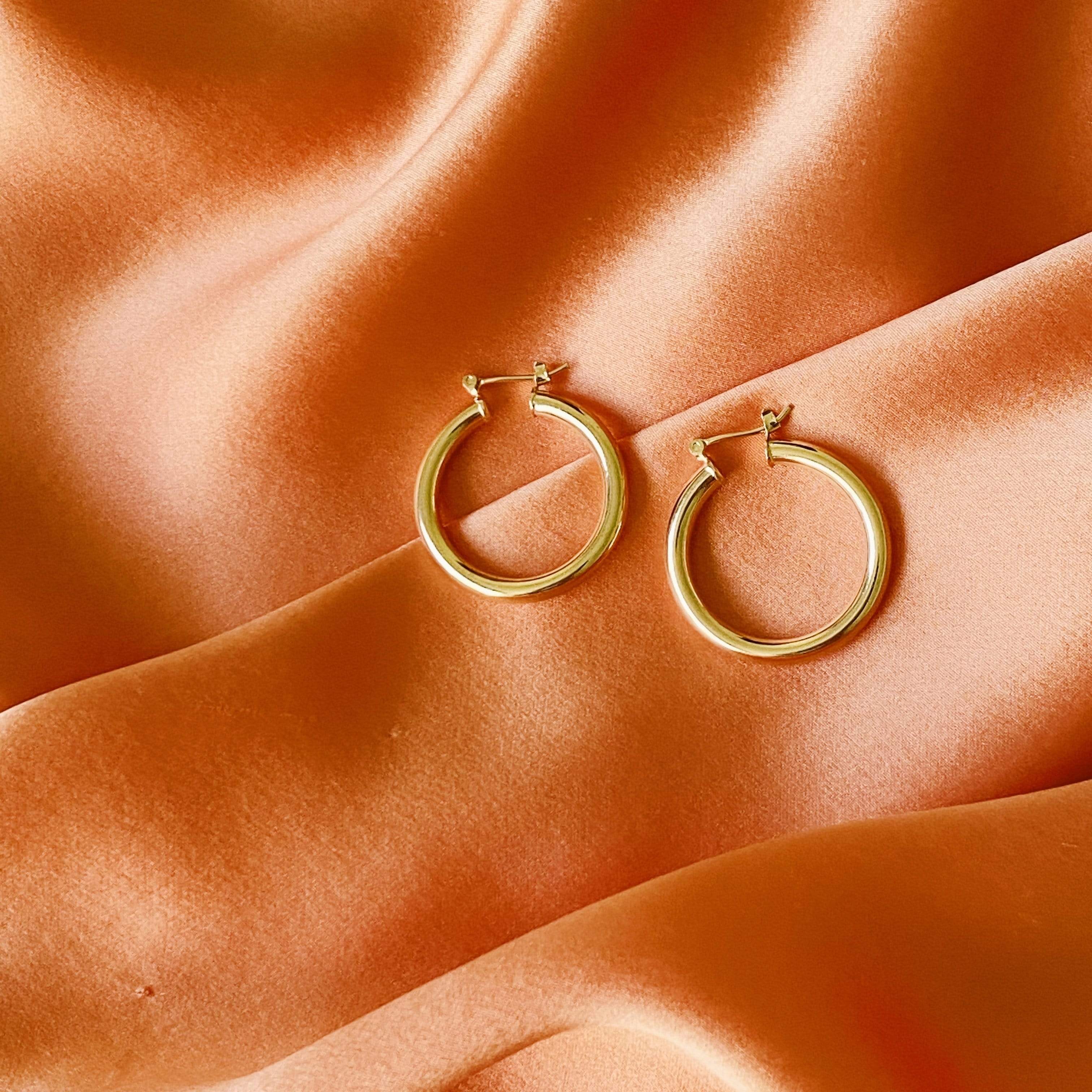LE sensor earrings Jordan Hoops