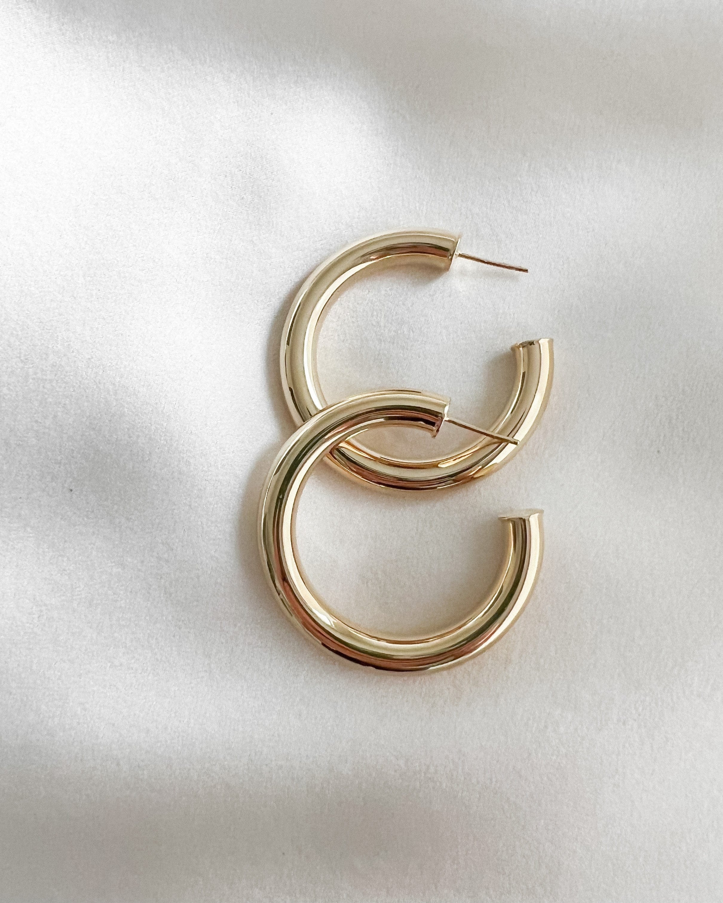 LE sensor earrings Lowe Hoops
