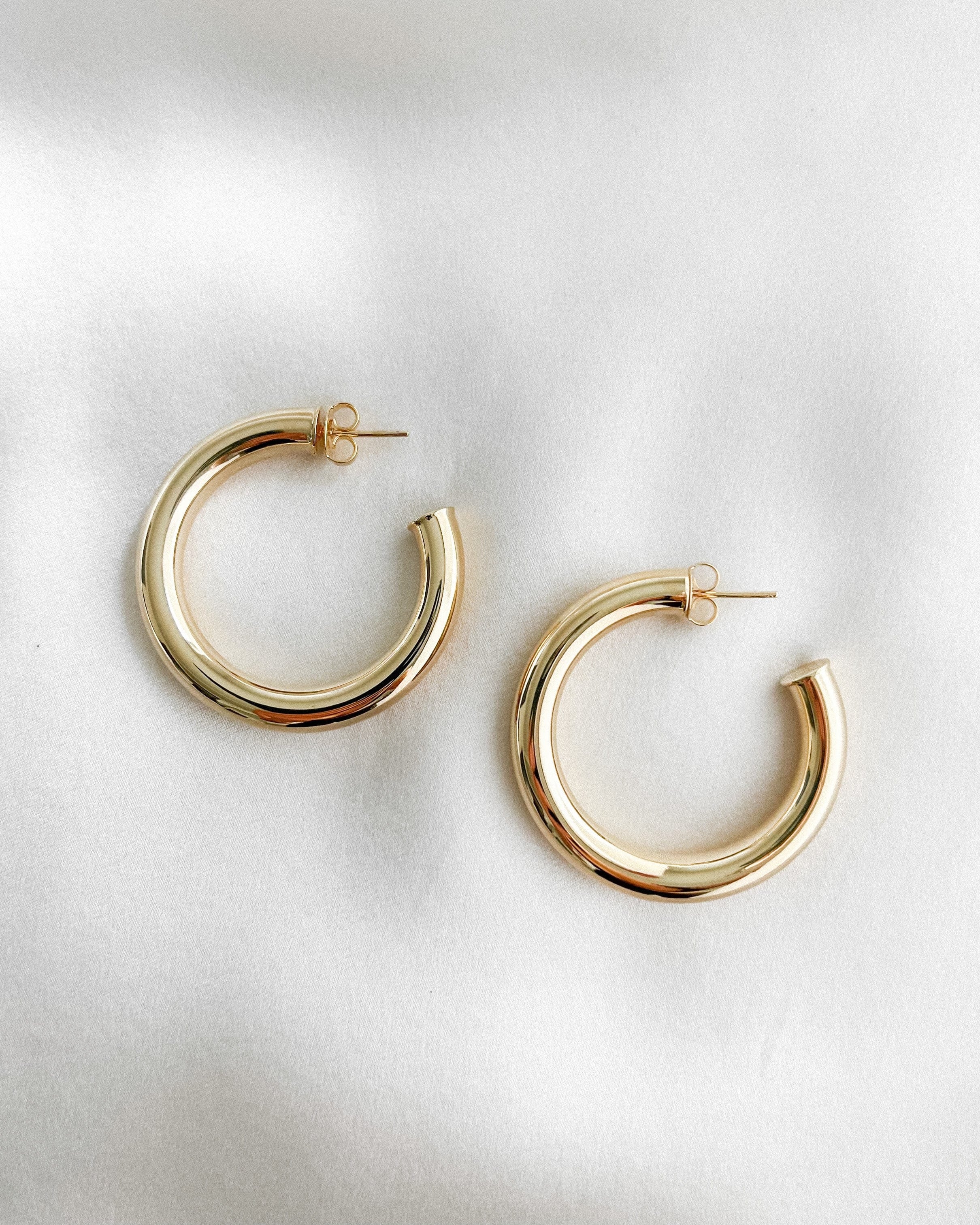 LE sensor earrings Lowe Hoops