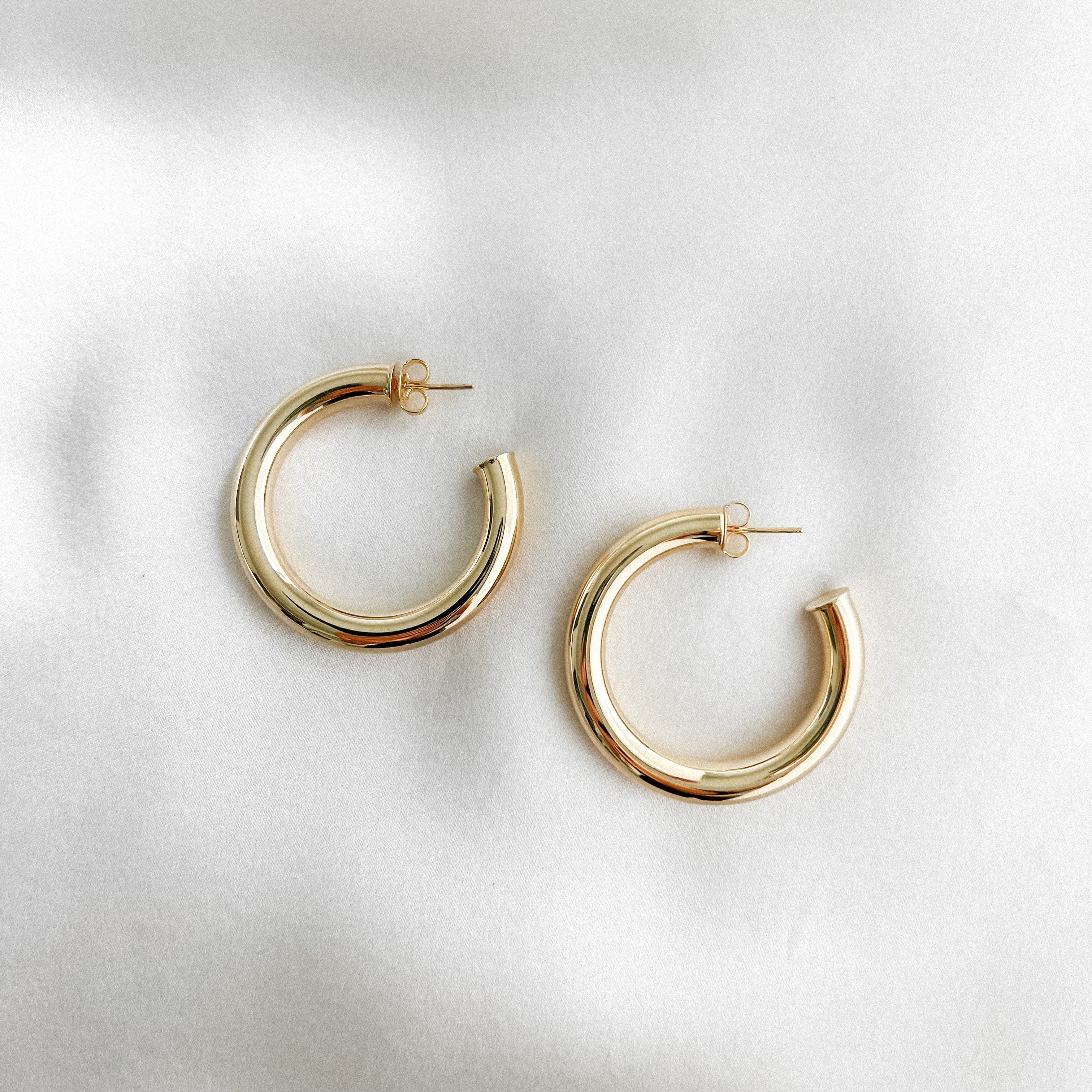 LE sensor earrings Lowe Hoops