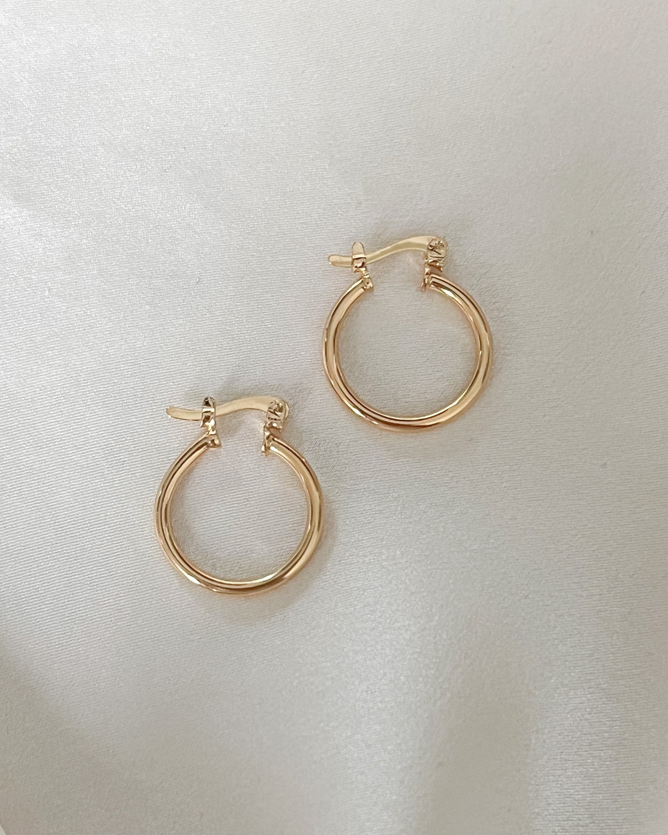 LE sensor earrings Mabel Hoops - Small