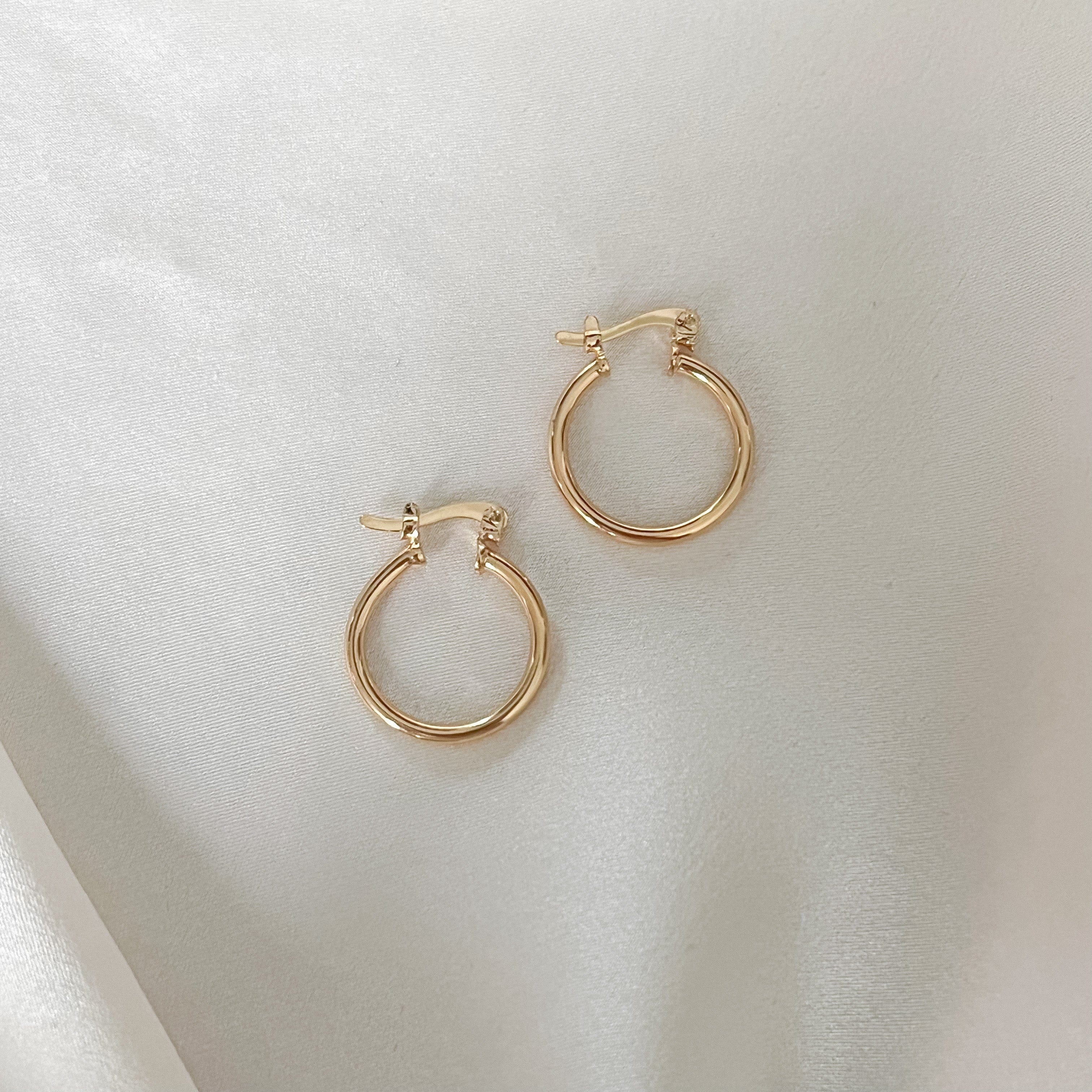 LE sensor earrings Mabel Hoops - Small
