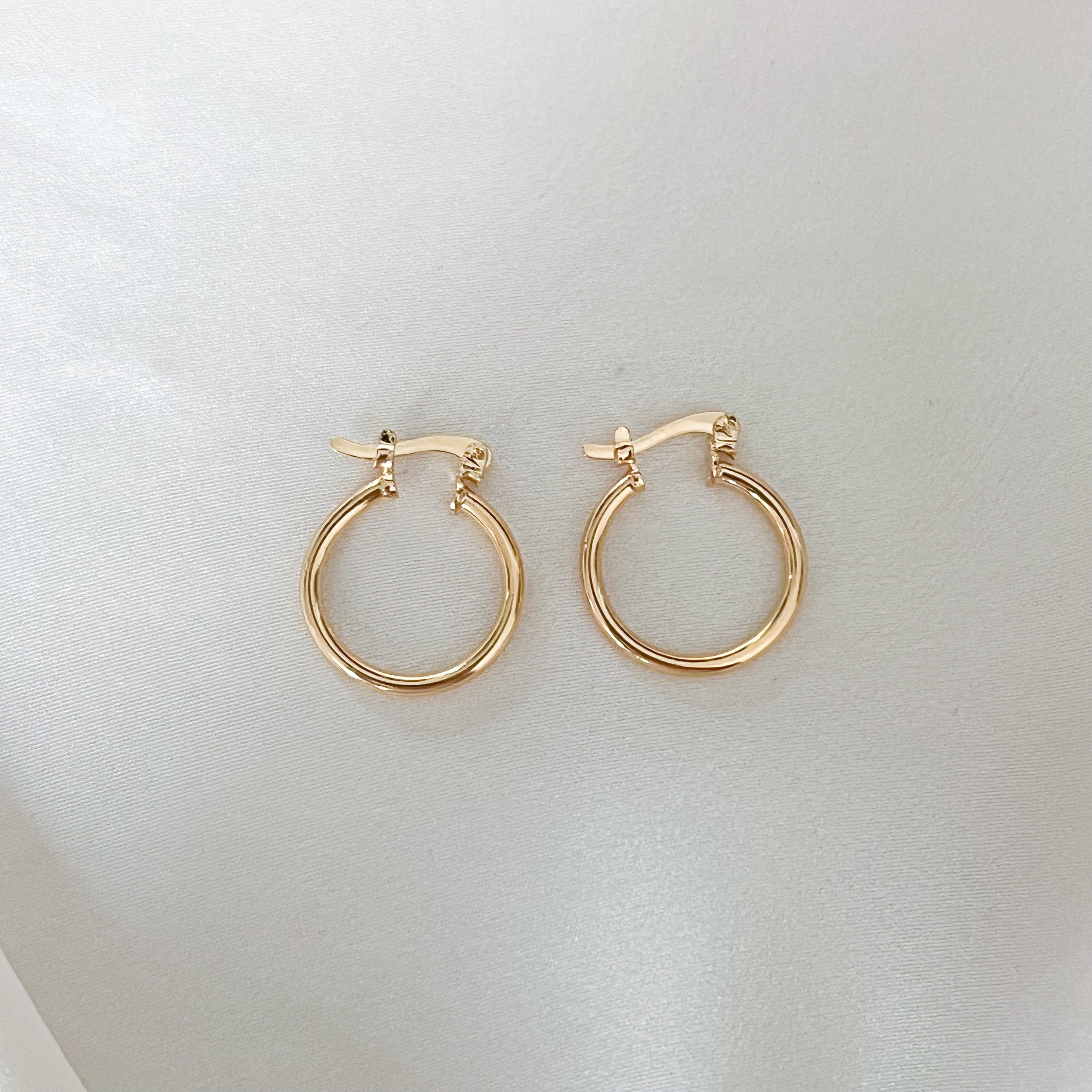 LE sensor earrings Mabel Hoops - Small