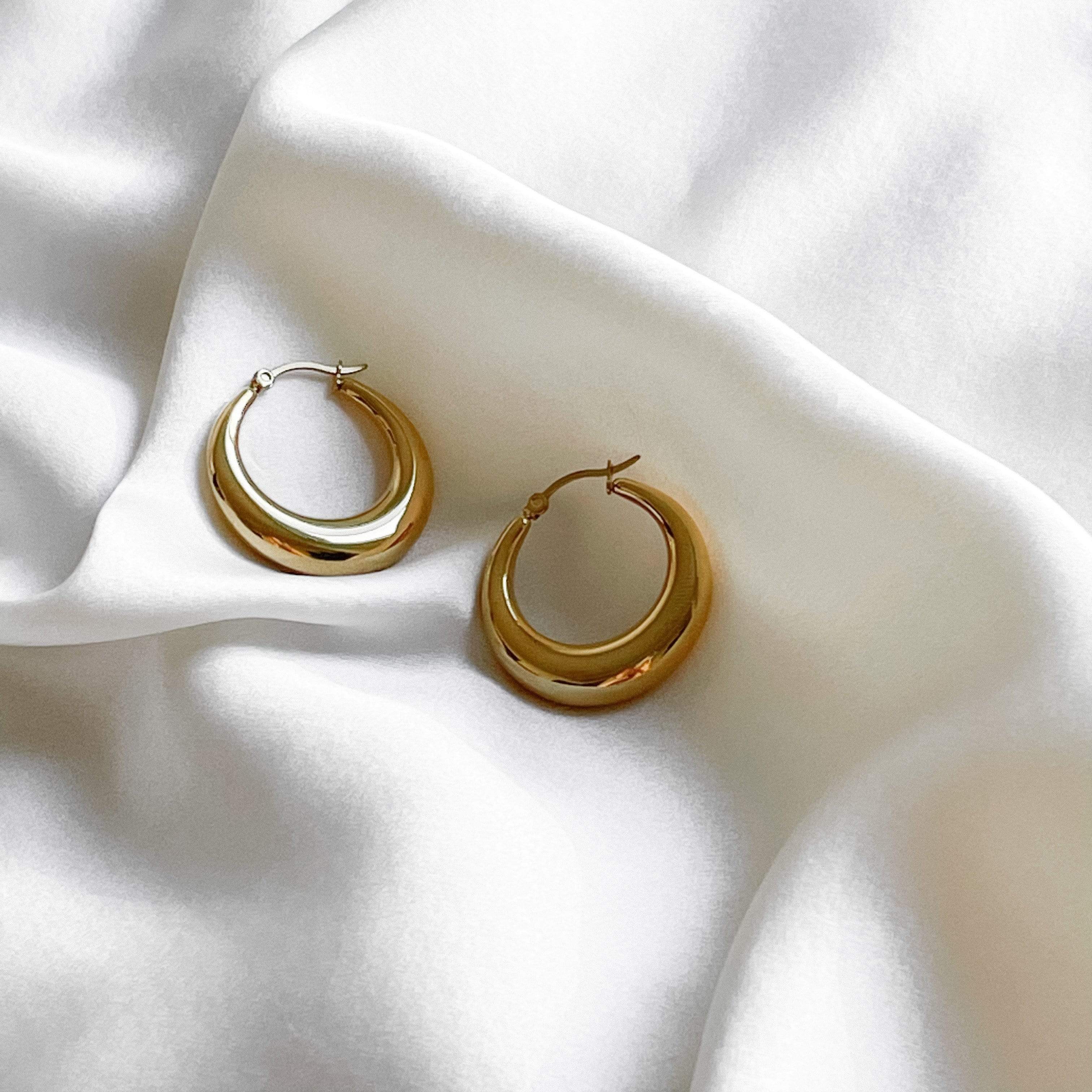 LE sensor earrings Rory Hoops