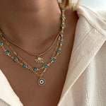 LE sensor necklace Calista Necklace - Turquoise