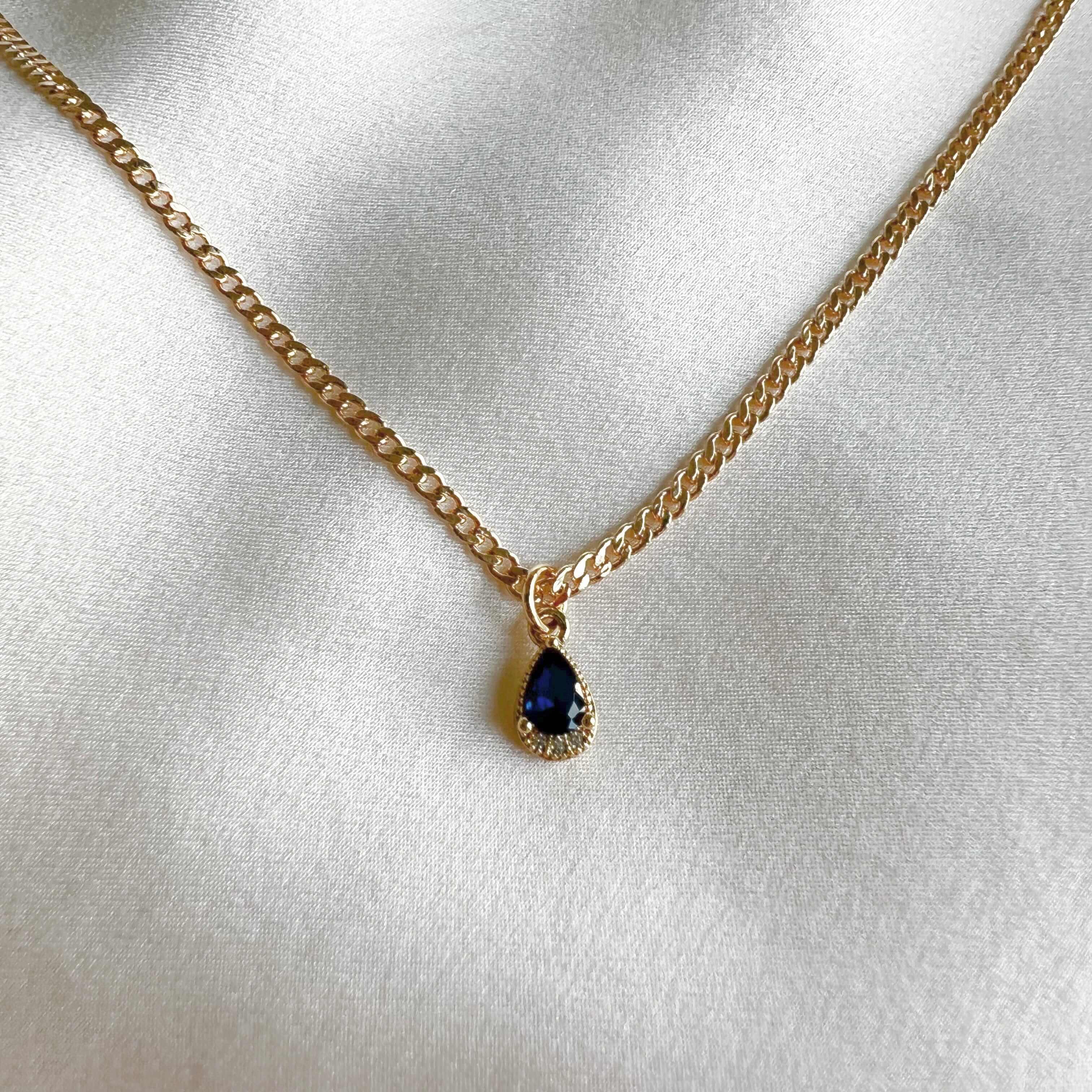 Cody Necklace - Sapphire – Le Sensor