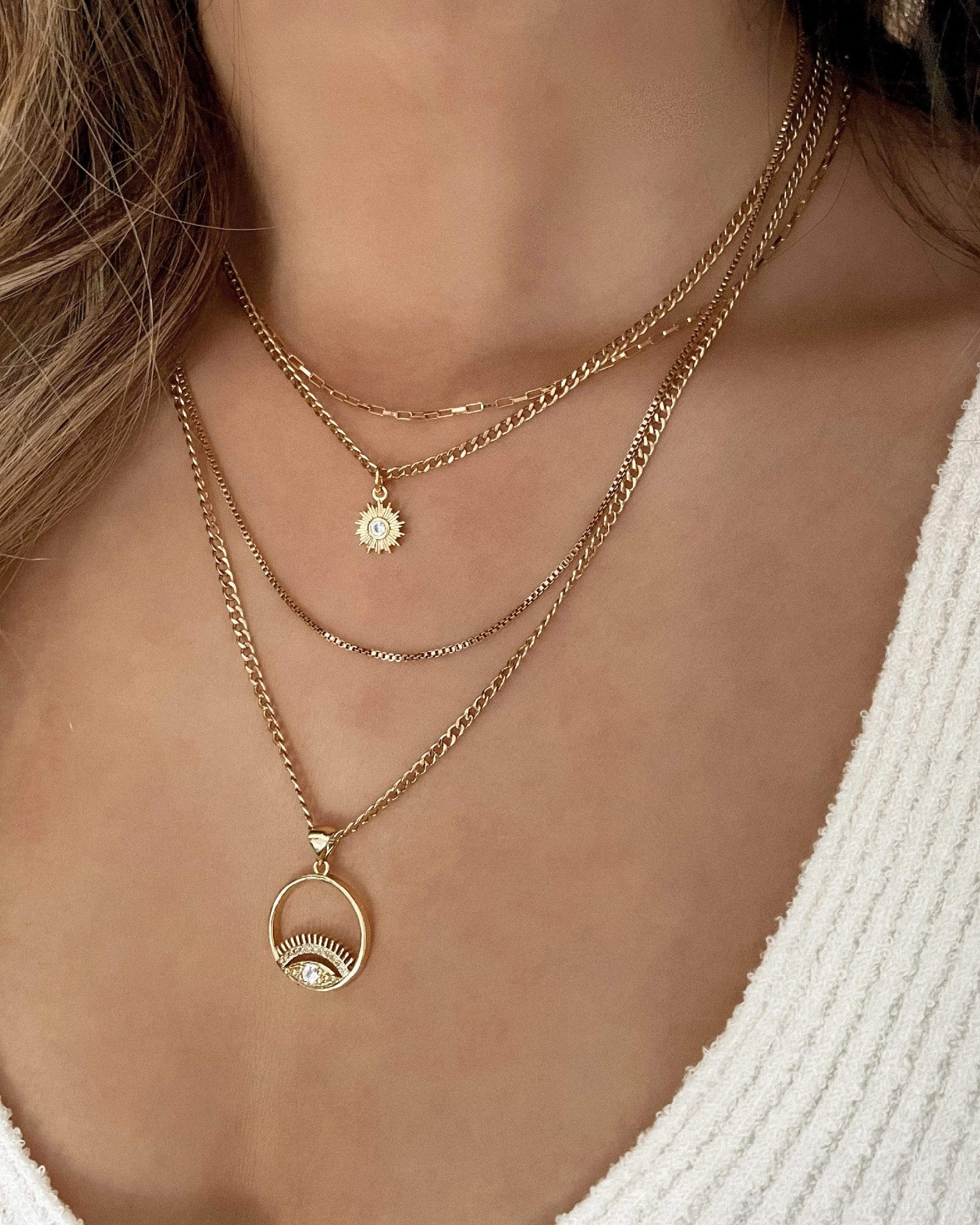 LE sensor necklace Colette Chain Necklace - 16”