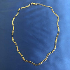 LE sensor necklace Figaro Chain Necklace 18"