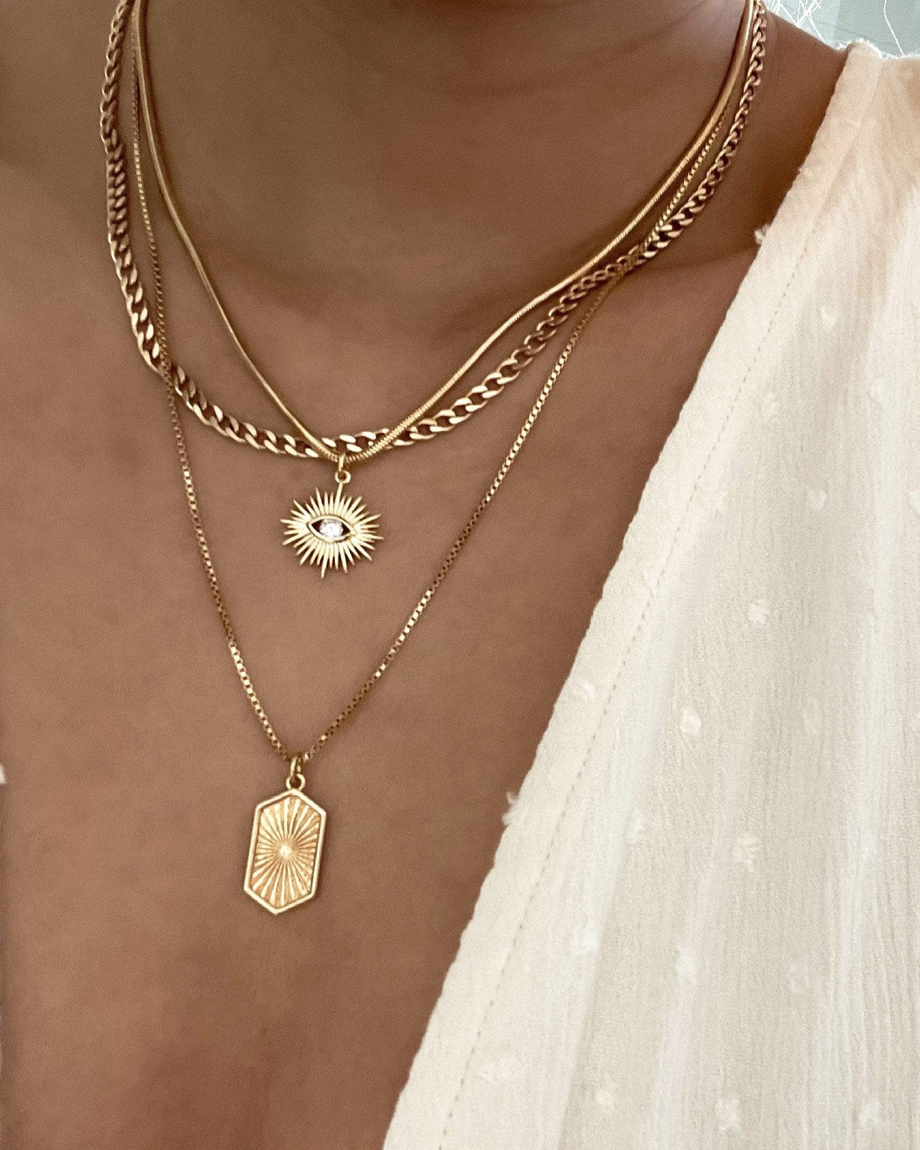 LE sensor necklace Indie Chain Necklace - 17”