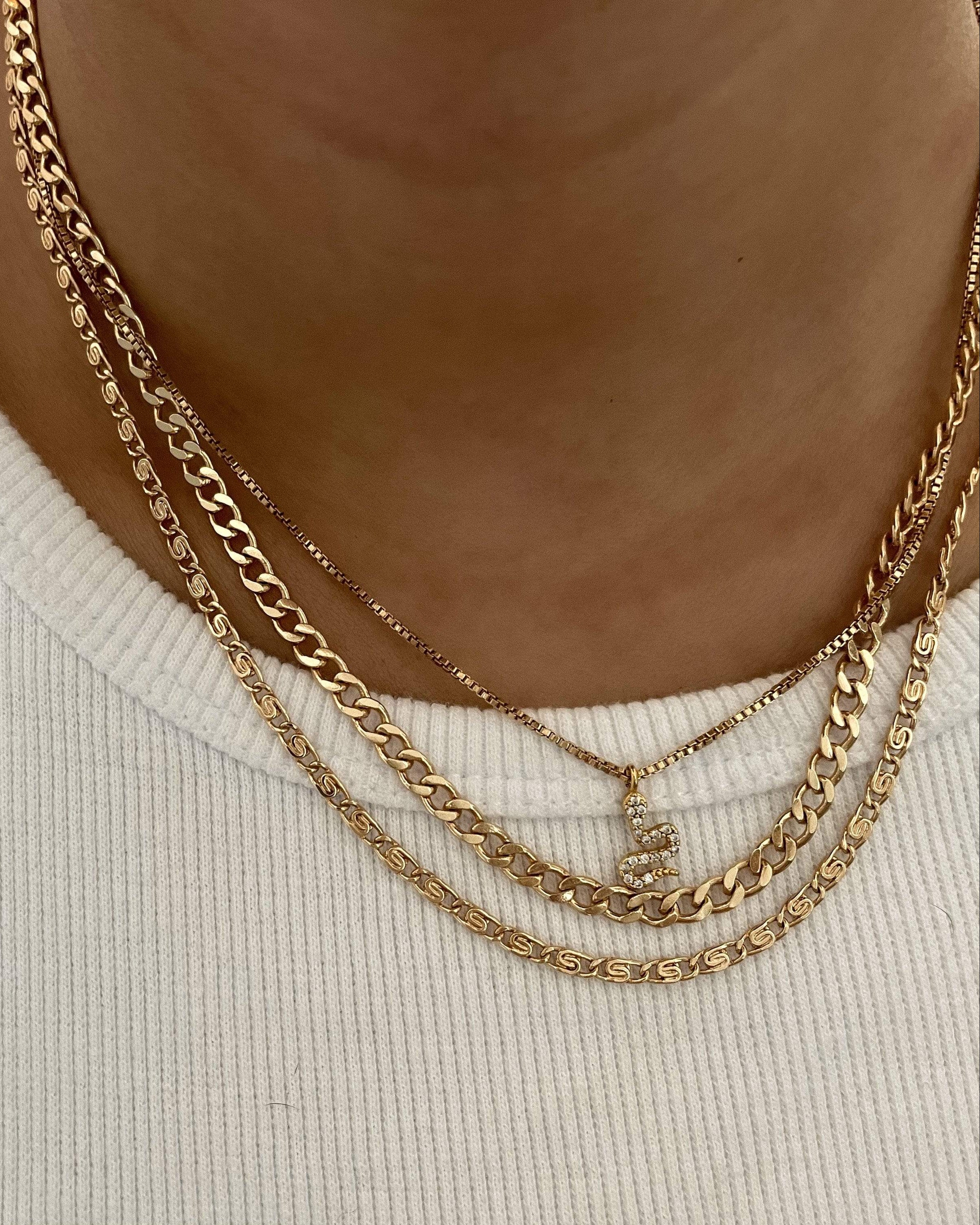 LE sensor necklace Indie Chain Necklace - 17”