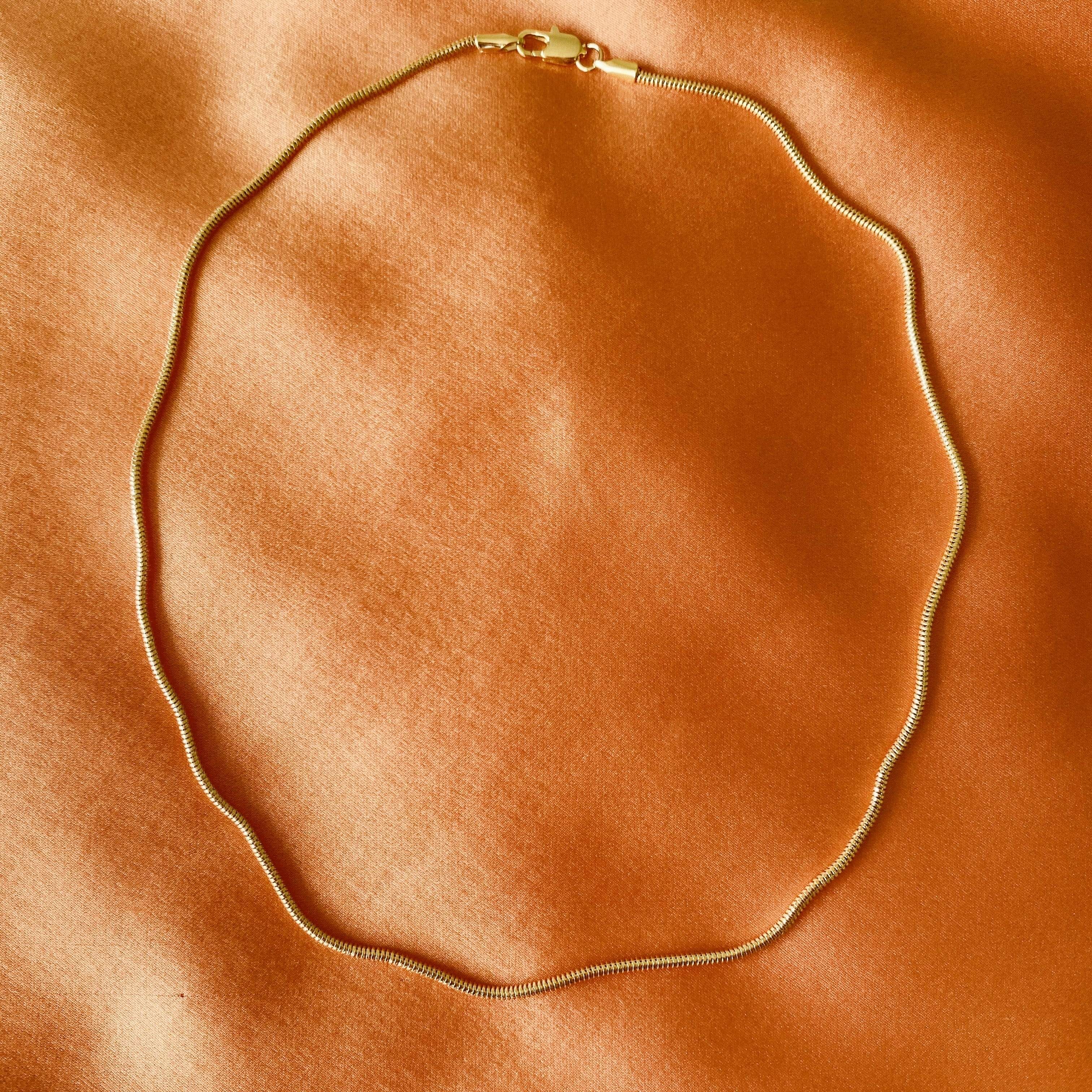LE sensor necklace Lily Chain Necklace 16”
