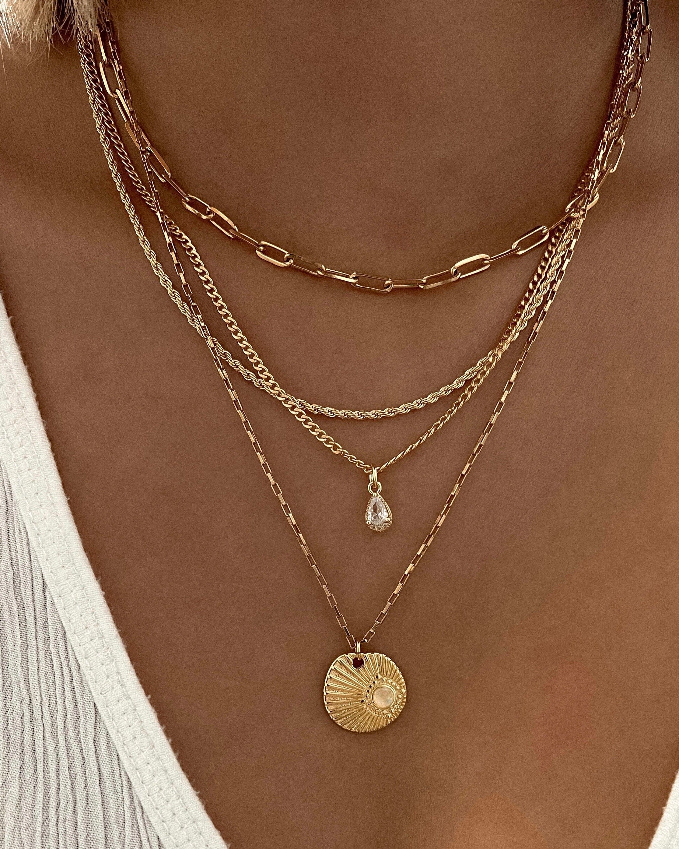 LE sensor necklace Paige Chain Necklace - 16”