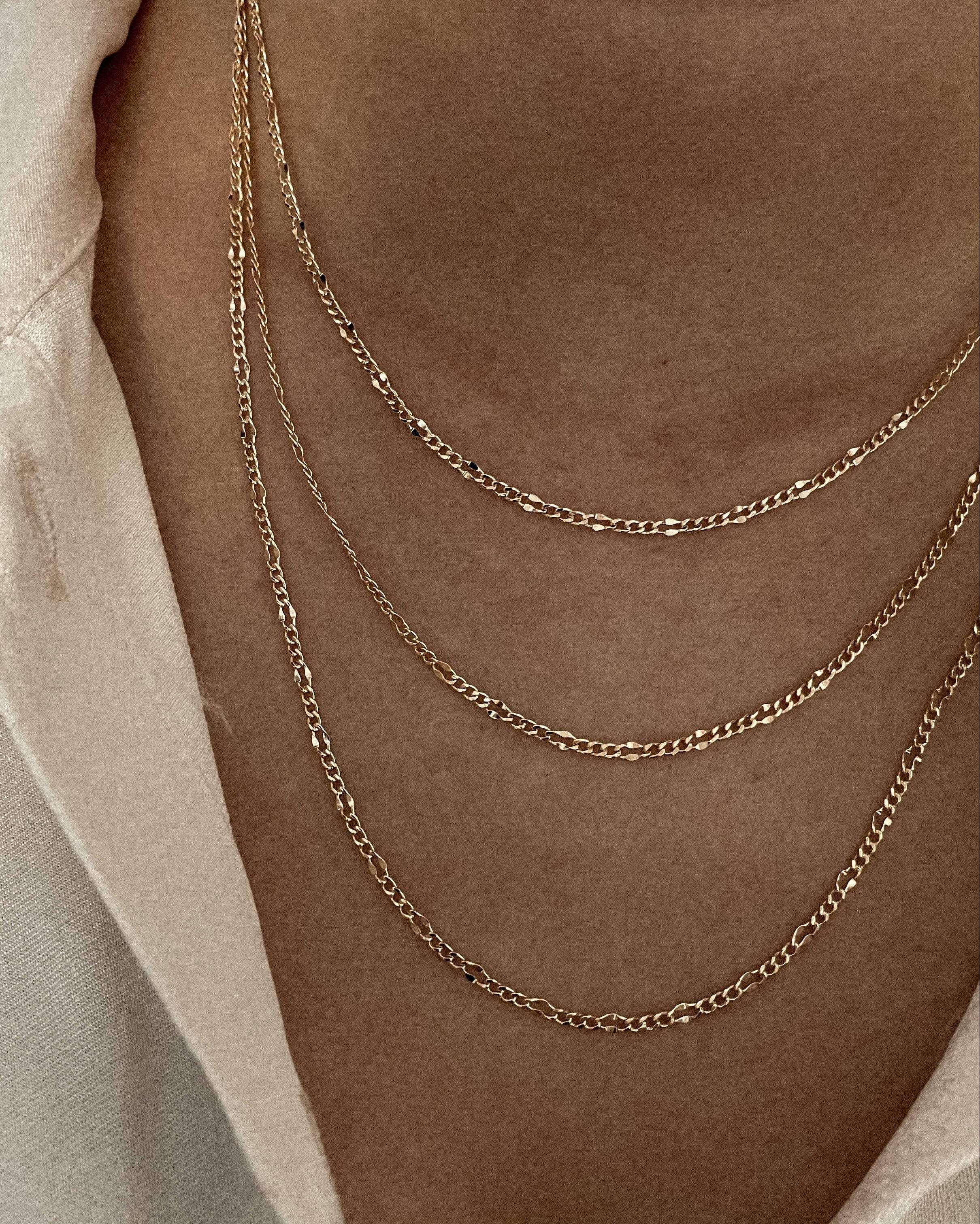 LE sensor necklace Paula Chain Necklace - 16”