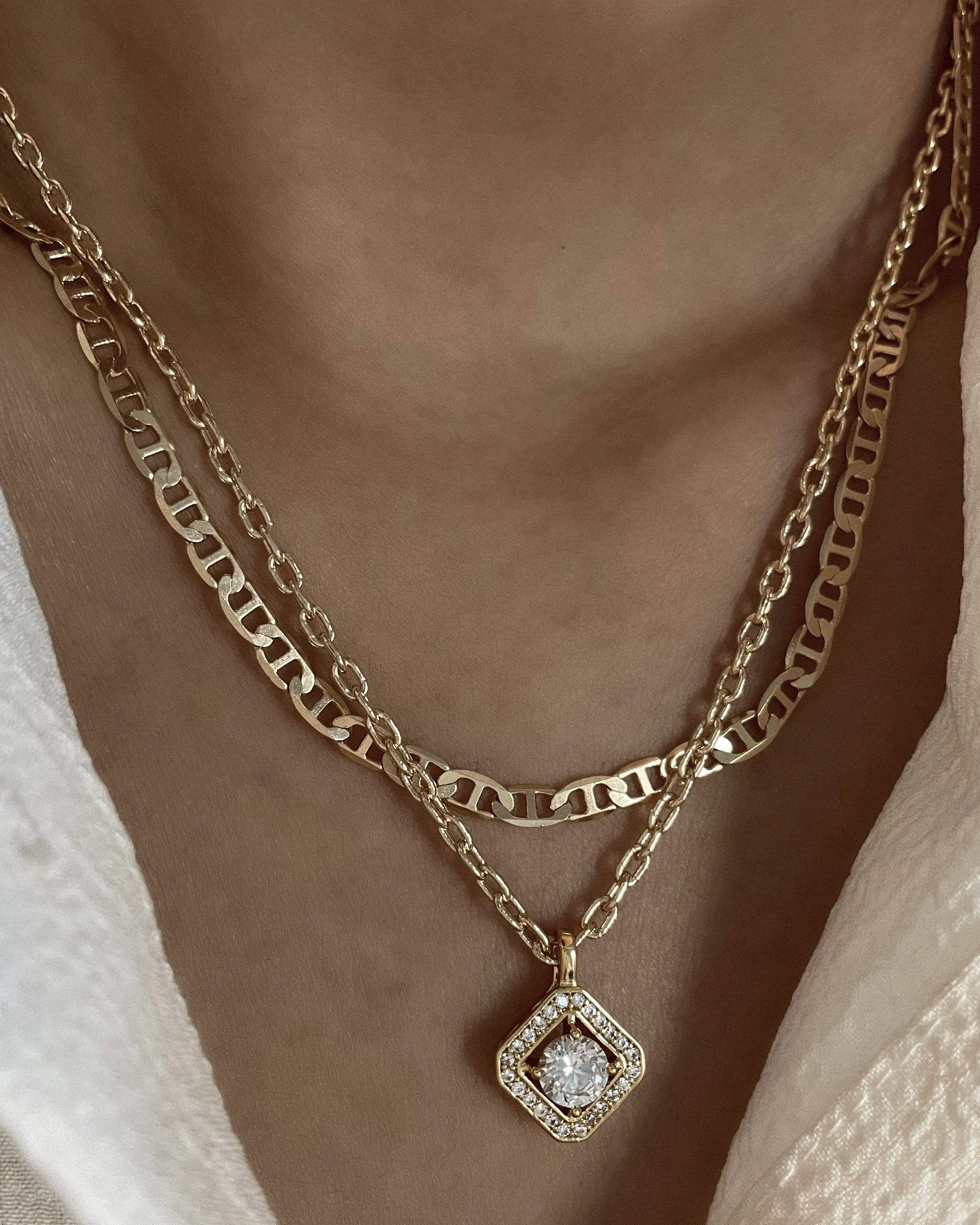 LE sensor necklace Winston Chain Necklace - 18”