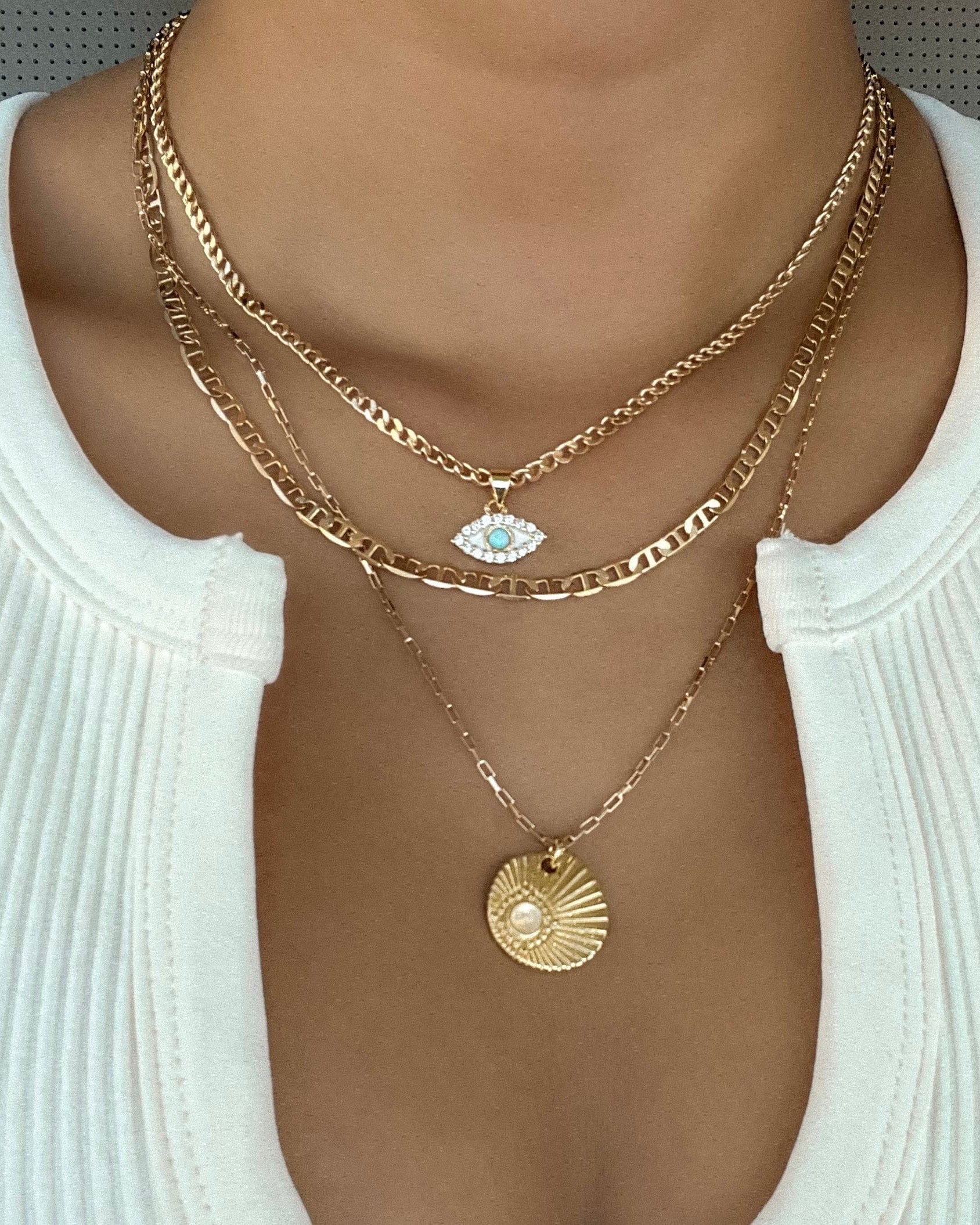 LE sensor necklace Winston Chain Necklace - 18”